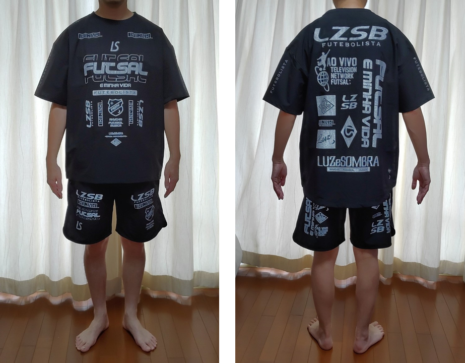 ルースイソンブラ LUZeSOMBRA 1D TROLL PISTE シャツハーフパンツ着画